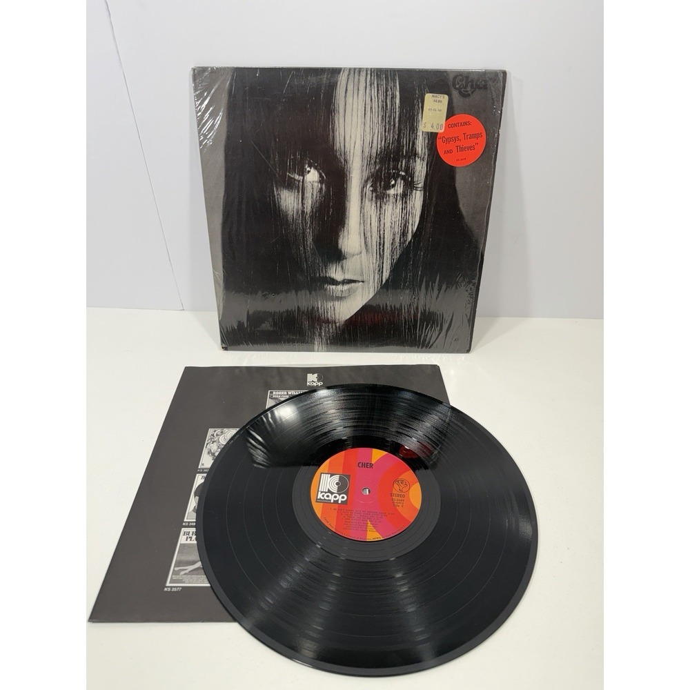 CHER Cher LP 1971 Kapp KS 3649 Original US Press Gypsys Tramps & Thieves VG+